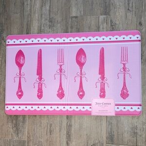 💋Juicy Couture ultra comfort durable anti-fatigue mat kitchen mat bath rug NWT